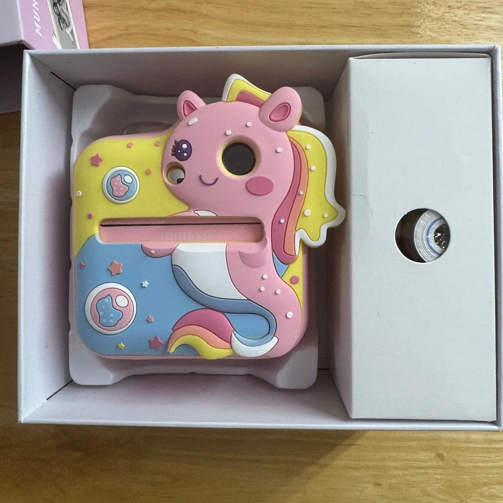 MUNBYN Kids‎ Instant Print Camera Unicorn Thermal Printing, DIY Tools, Ages 3+